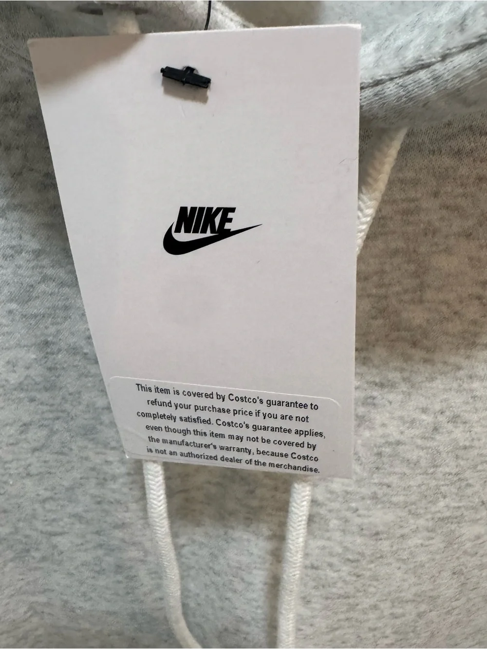 Nike Sweatshirt Mens M Gray Heather Club Fleece Pullover Hoodie Sweater NWT